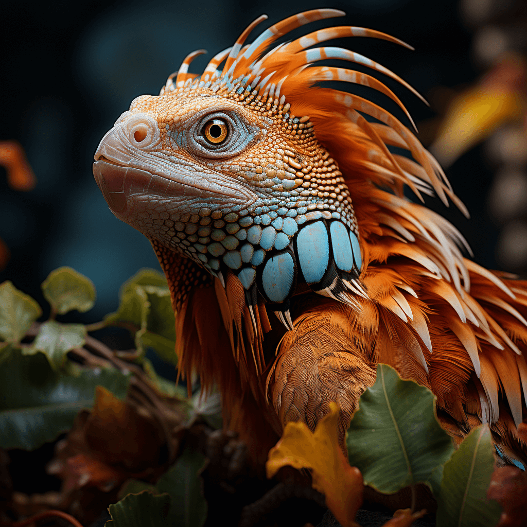 a-colorful-Iguanas-in-jungle